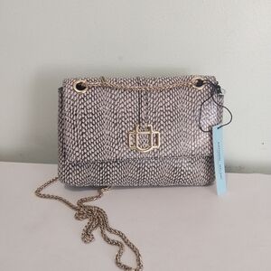 ANTONIO MELANI Black and White Crossbody Bag